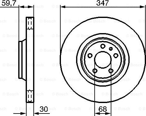 BOSCH 0 986 479 260 - Jarrulevy inparts.fi