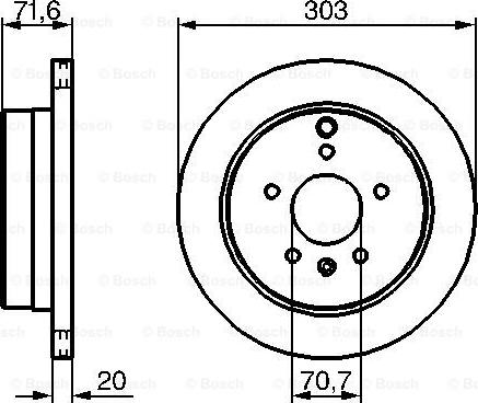 BOSCH 0 986 479 268 - Jarrulevy inparts.fi