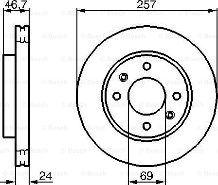 BOSCH 0 986 479 207 - Jarrulevy inparts.fi