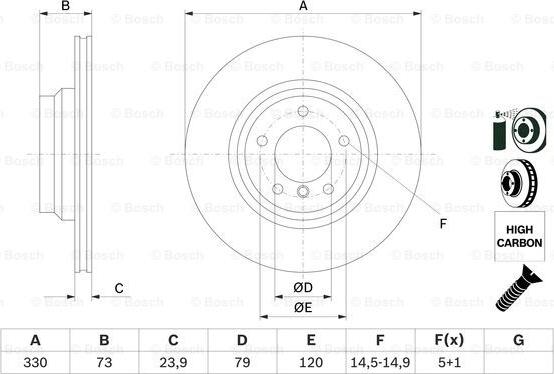 BOSCH 0 986 479 215 - Jarrulevy inparts.fi