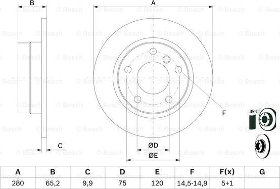 BOSCH 0 986 479 217 - Jarrulevy inparts.fi