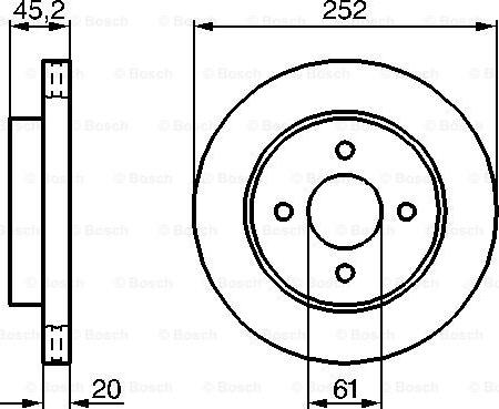 BOSCH 0 986 479 238 - Jarrulevy inparts.fi