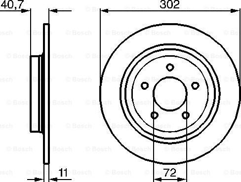 BOSCH 0 986 479 233 - Jarrulevy inparts.fi