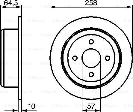 Kavo Parts BR-1203-C - Jarrulevy inparts.fi