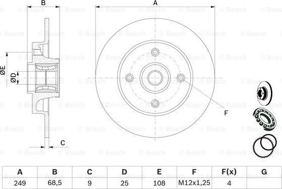 BOSCH 0 986 479 279 - Jarrulevy inparts.fi