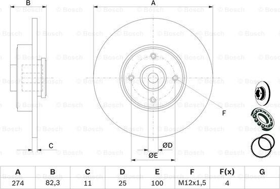 BOSCH 0 986 479 270 - Jarrulevy inparts.fi