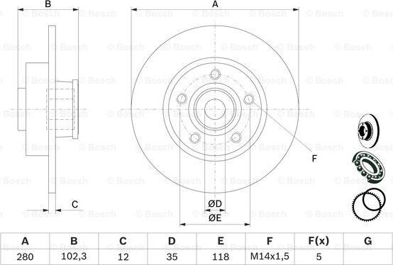 BOSCH 0 986 479 271 - Jarrulevy inparts.fi