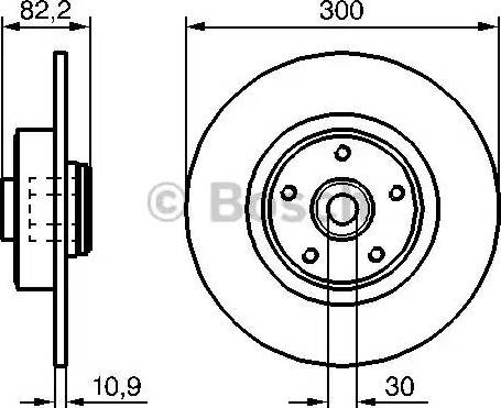 BOSCH 0 986 479 272 - Jarrulevy inparts.fi