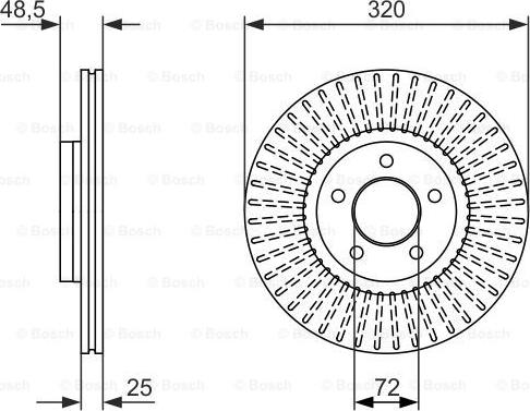 BOSCH 0 986 479 794 - Jarrulevy inparts.fi