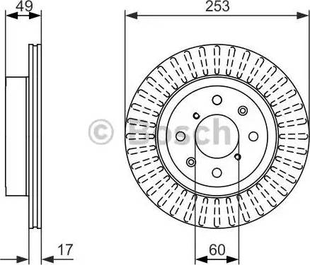 BOSCH 0 986 479 790 - Jarrulevy inparts.fi