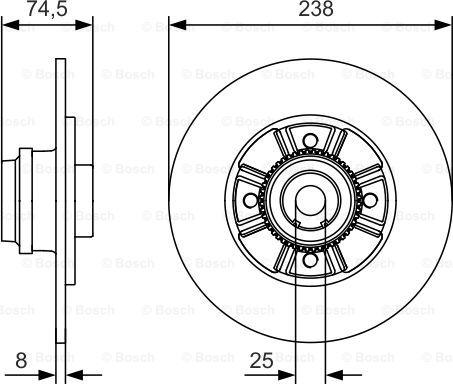 BOSCH 0 986 479 759 - Jarrulevy inparts.fi