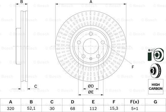 BOSCH 0 986 479 753 - Jarrulevy inparts.fi