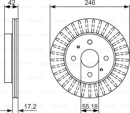 BOSCH 0 986 479 769 - Jarrulevy inparts.fi