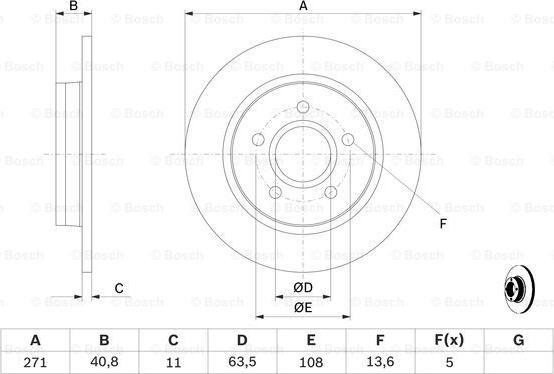 BOSCH 0 986 479 763 - Jarrulevy inparts.fi