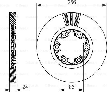 BOSCH 0 986 479 712 - Jarrulevy inparts.fi