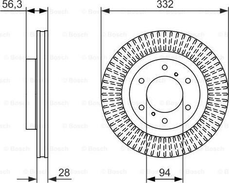 BOSCH 0 986 479 782 - Jarrulevy inparts.fi