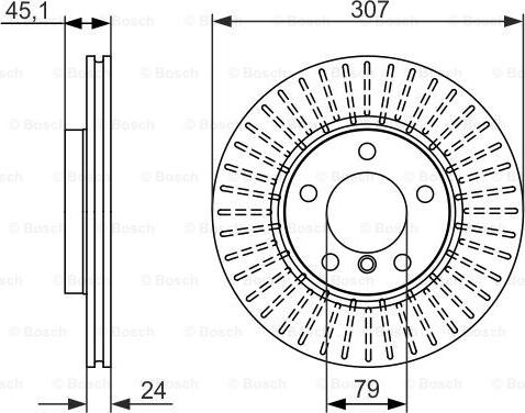 BOSCH 0 986 479 726 - Jarrulevy inparts.fi