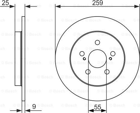 BOSCH 0 986 479 721 - Jarrulevy inparts.fi