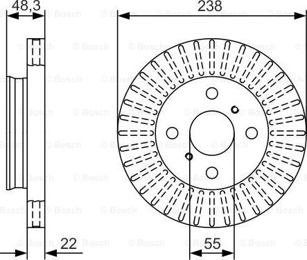 BOSCH 0 986 479 A63 - Jarrulevy inparts.fi