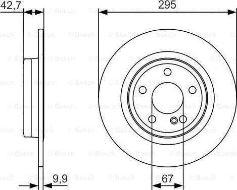 BOSCH 0 986 479 A04 - Jarrulevy inparts.fi