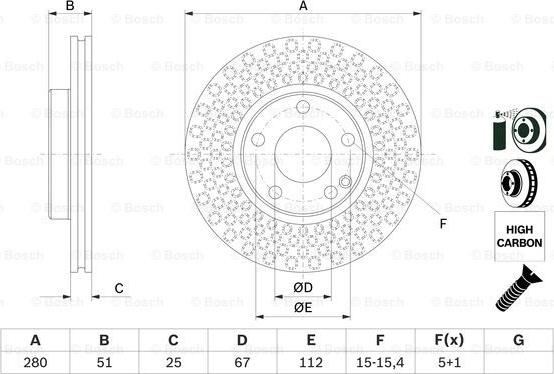 BOSCH 0 986 479 A00 - Jarrulevy inparts.fi