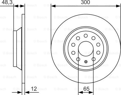 BOSCH 0 986 479 A84 - Jarrulevy inparts.fi