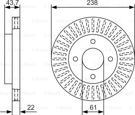 BOSCH 0 986 479 A87 - Jarrulevy inparts.fi