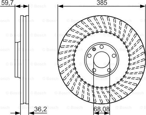 BOSCH 0 986 479 A31 - Jarrulevy inparts.fi