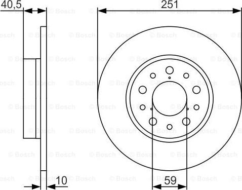 BOSCH 0 986 479 A37 - Jarrulevy inparts.fi