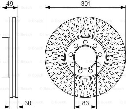 BOSCH 0 986 479 A23 - Jarrulevy inparts.fi