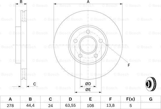 BOSCH 0 986 479 B66 - Jarrulevy inparts.fi