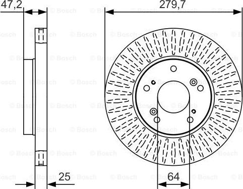 BOSCH 0 986 479 B01 - Jarrulevy inparts.fi