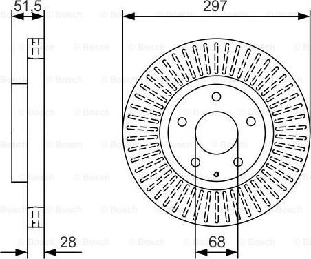 BOSCH 0 986 479 B15 - Jarrulevy inparts.fi