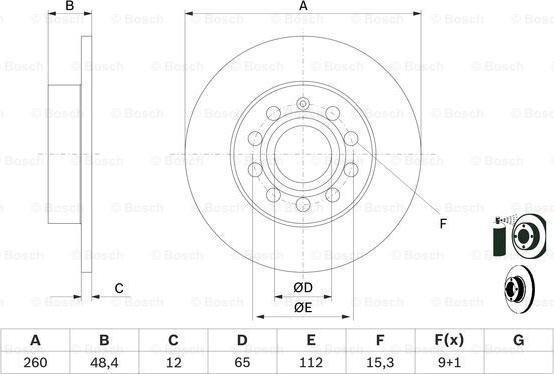 BOSCH 0 986 479 B78 - Jarrulevy inparts.fi