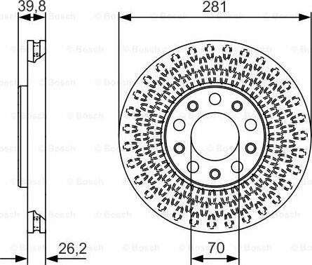 BOSCH 0 986 479 C42 - Jarrulevy inparts.fi