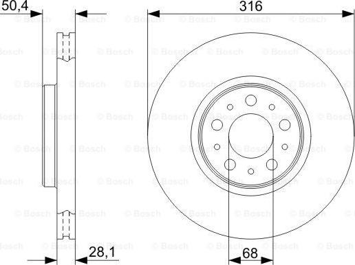 BOSCH 0 986 479 C85 - Jarrulevy inparts.fi