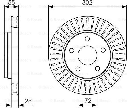 BOSCH 0 986 479 C38 - Jarrulevy inparts.fi