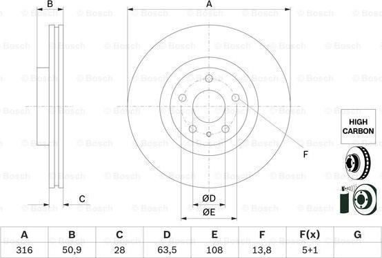 BOSCH 0 986 479 D46 - Jarrulevy inparts.fi