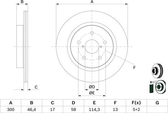 BOSCH 0 986 479 D64 - Jarrulevy inparts.fi