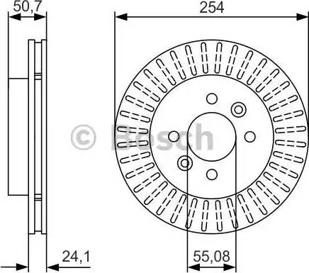 BOSCH 0 986 479 D03 - Jarrulevy inparts.fi