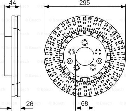 BOSCH 0 986 479 D16 - Jarrulevy inparts.fi