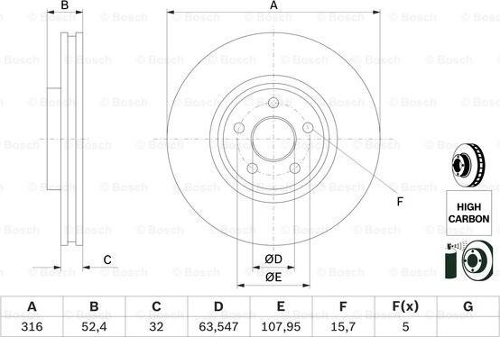 BOSCH 0 986 479 D88 - Jarrulevy inparts.fi