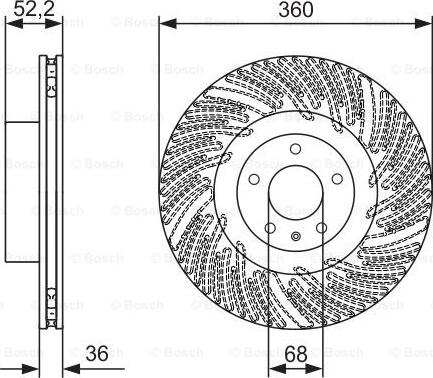 BOSCH 0 986 479 D29 - Jarrulevy inparts.fi