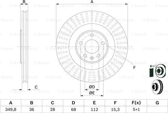 BOSCH 0 986 479 E41 - Jarrulevy inparts.fi