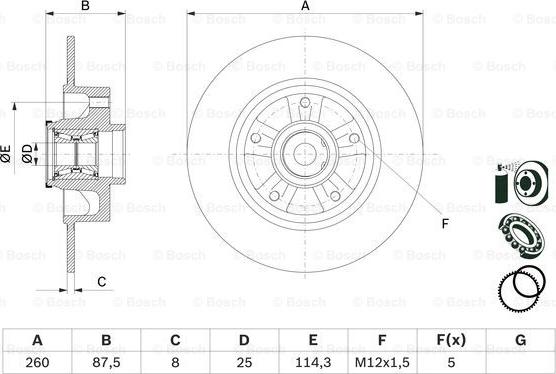 BOSCH 0 986 479 E79 - Jarrulevy inparts.fi