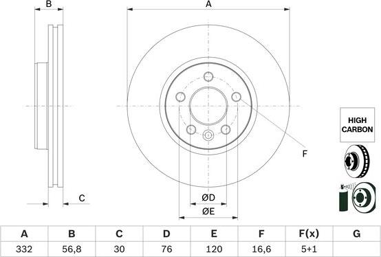 BOSCH 0 986 479 F04 - Jarrulevy inparts.fi