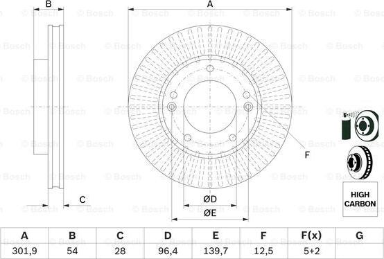 BOSCH 0 986 479 F20 - Jarrulevy inparts.fi