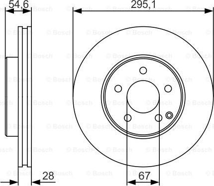 BOSCH 0 986 479 R99 - Jarrulevy inparts.fi