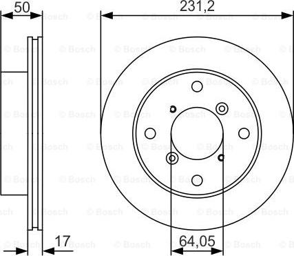 BOSCH 0 986 479 R96 - Jarrulevy inparts.fi