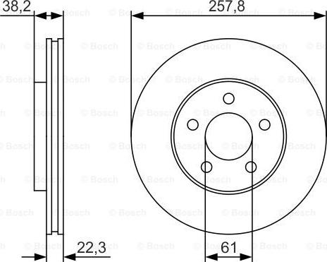 BOSCH 0 986 479 R56 - Jarrulevy inparts.fi